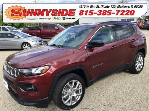 Velvet Red Pearlcoat 2022 Jeep Compass Latitude Lux