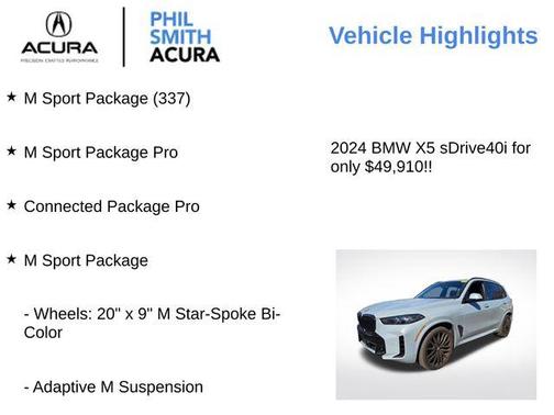 2024 BMW X5 sDrive40i