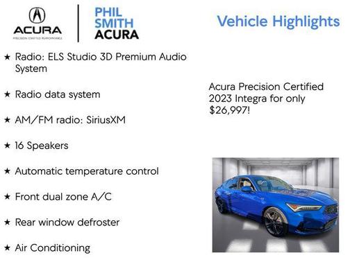 2023 Acura Integra A-SPEC Technology
