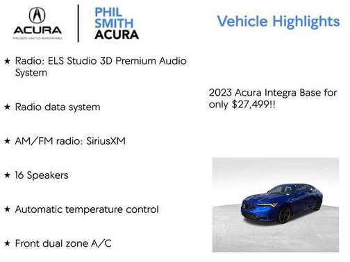 2023 Acura Integra A-SPEC Technology