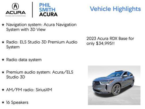 2023 Acura RDX Base