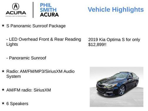 2019 Kia Optima S