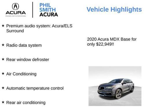 2020 Acura MDX 3.5L w/Technology Package