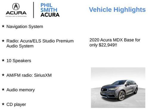 2020 Acura MDX 3.5L w/Technology Package