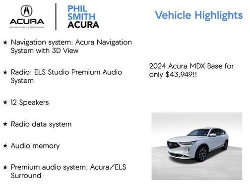 2024 Acura MDX Technology Package