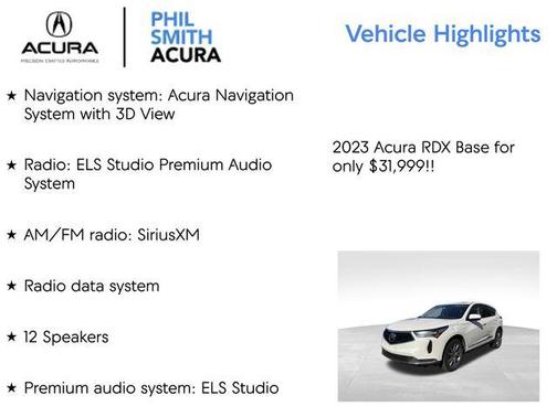2023 Acura RDX Technology Package