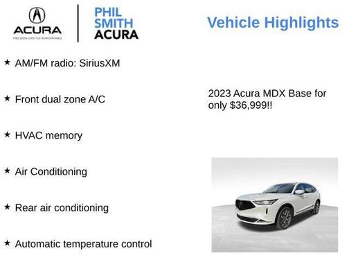 2023 Acura MDX Technology Package