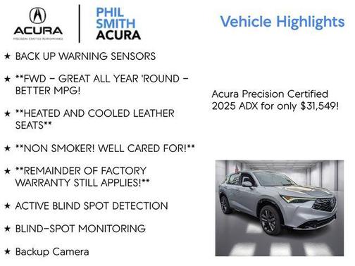 2025 Acura ADX A-Spec