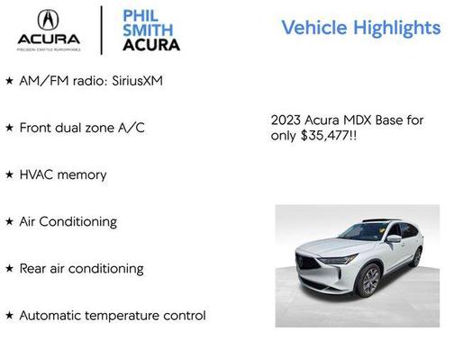2023 Acura MDX Technology Package