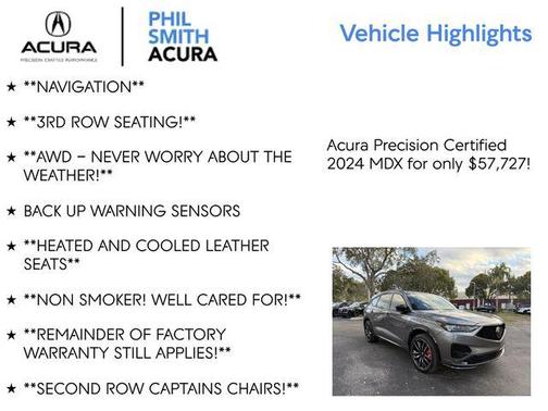 2024 Acura MDX Type S Advance Package