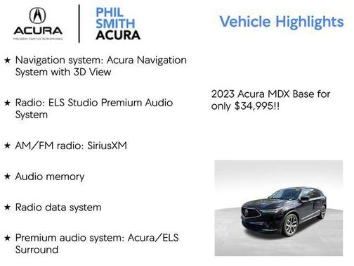 2023 Acura MDX Technology Package