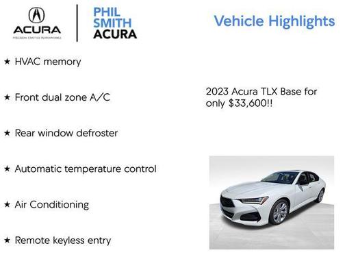 2023 Acura TLX Technology