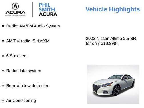2022 Nissan Altima SR FWD