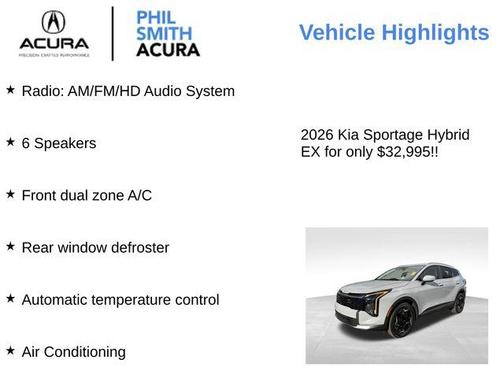 2026 Kia Sportage Hybrid EX