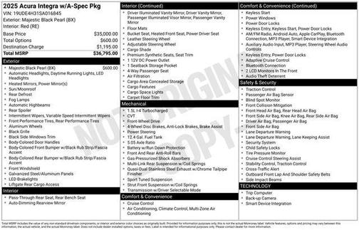 2025 Acura Integra A-SPEC