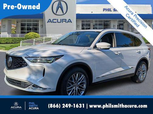 Platinum White Pearl 2023 Acura MDX Advance Package