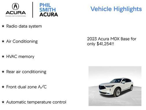 2023 Acura MDX Advance Package