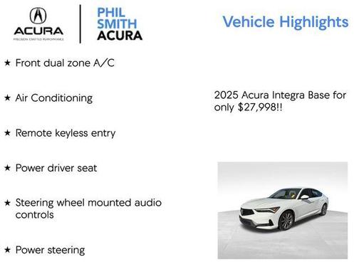 2025 Acura Integra Base