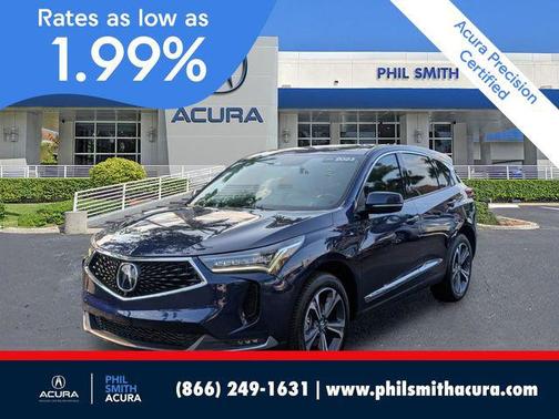 Fathom Blue Pearl 2022 Acura RDX Advance Package