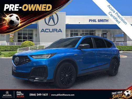 Double Apex Blue Pearl 2026 Acura MDX A-SPEC Advance Package