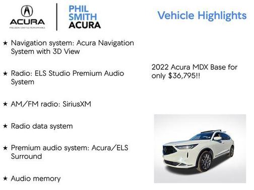2022 Acura MDX Technology Package