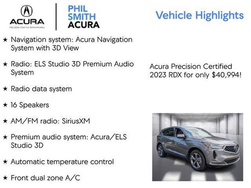 2023 Acura RDX Advance Package