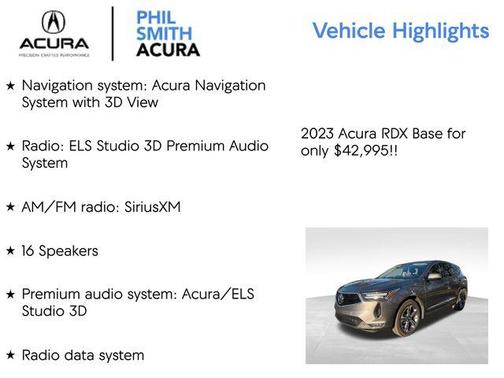 2023 Acura RDX Advance Package