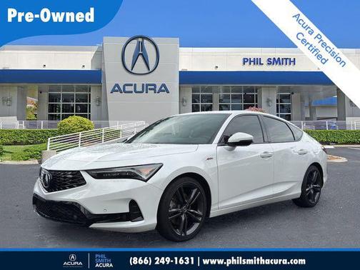 Platinum White Pearl 2024 Acura Integra A-SPEC Technology