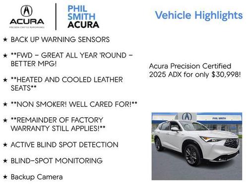 2025 Acura ADX A-Spec