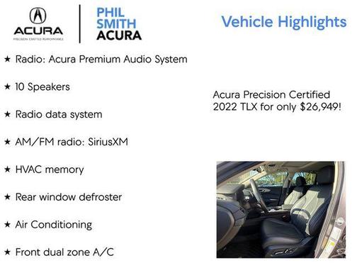 2022 Acura TLX FWD