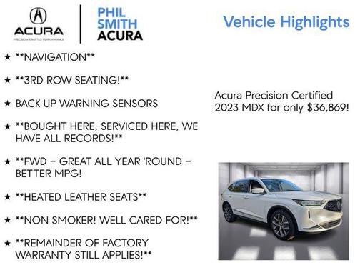2023 Acura MDX Technology Package