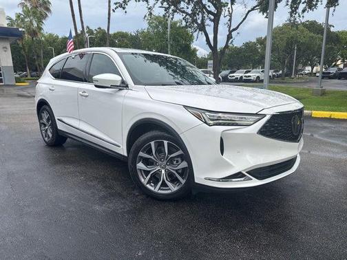 Platinum White Pearl 2023 Acura MDX Technology Package