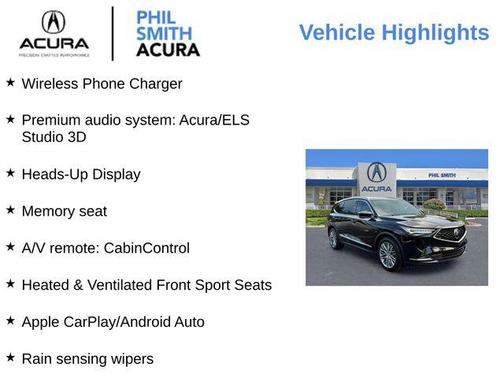 Majestic Black Pearl 2023 Acura MDX Advance Package
