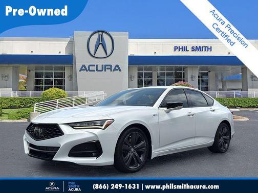 Platinum White Pearl 2023 Acura TLX A-Spec