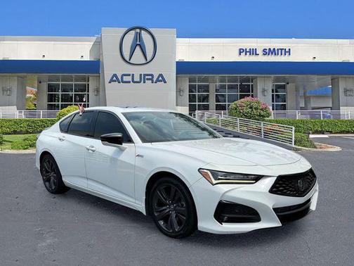Platinum White Pearl 2023 Acura TLX A-Spec