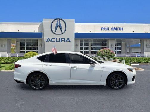 Platinum White Pearl 2023 Acura TLX A-Spec