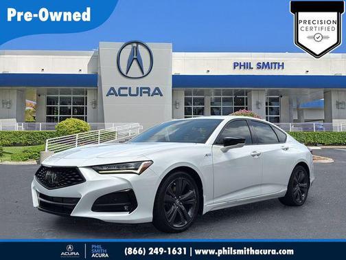 Platinum White Pearl 2023 Acura TLX A-Spec