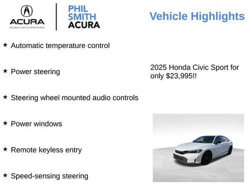 2025 Honda Civic Sport