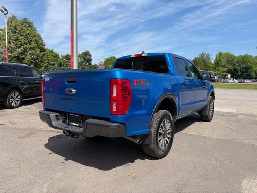 Blue 2022 Ford Ranger Lariat