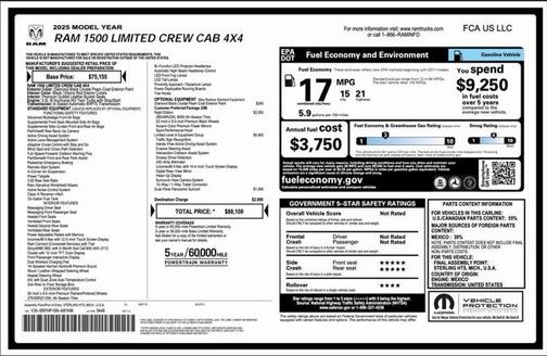2025 RAM 1500 Limited