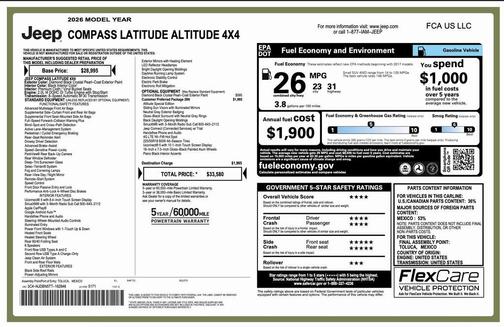 2026 Jeep Compass Latitude