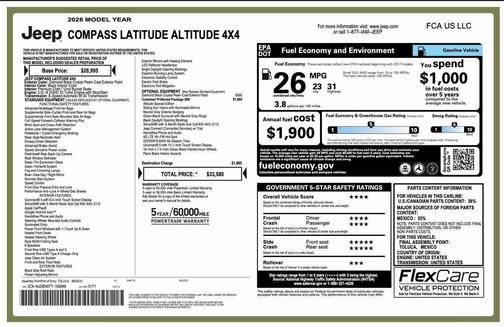 2026 Jeep Compass Latitude