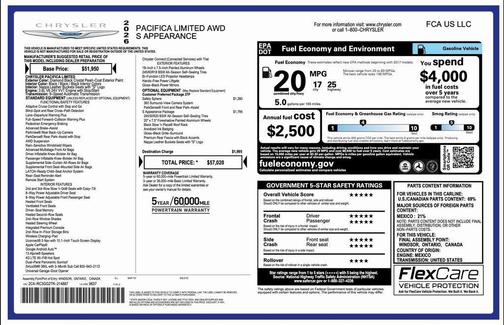 2026 Chrysler Pacifica Limited