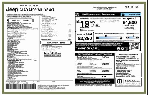 2024 Jeep Gladiator Willys