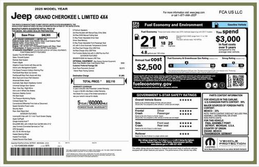 2025 Jeep Grand Cherokee L Limited