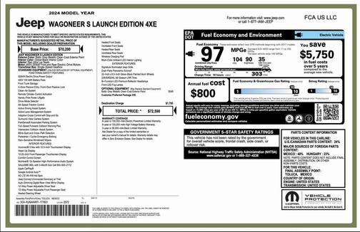 2024 Jeep Wagoneer S Launch Edition