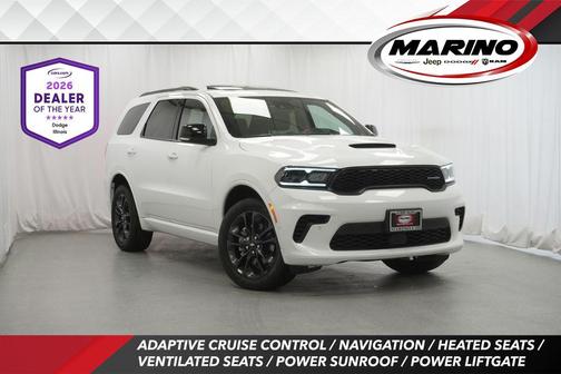 White Knuckle Clearcoat 2025 Dodge Durango GT Plus