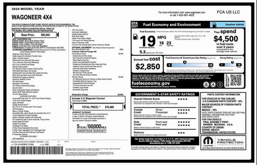 2024 Jeep Wagoneer Series I 4x4
