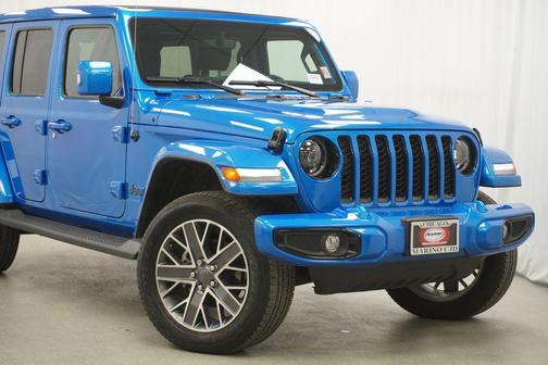 Hydro Blue Pearlcoat 2023 Jeep Wrangler 4xe Sahara High Altitude