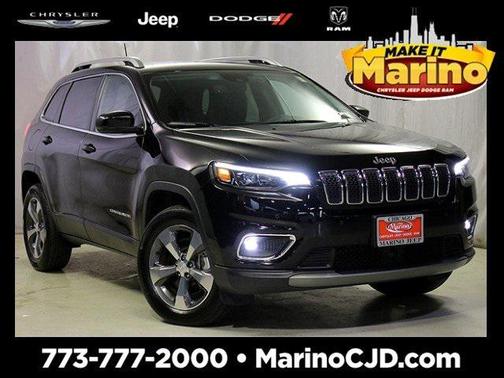 Diamond Black Crystal Pearlcoat 2019 Jeep Cherokee Limited